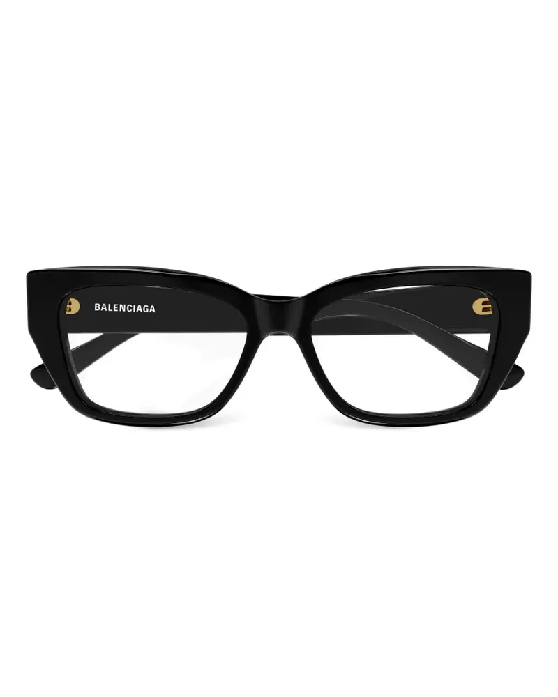 Balenciaga geometric-frame glasses - Schwarz Schwarz