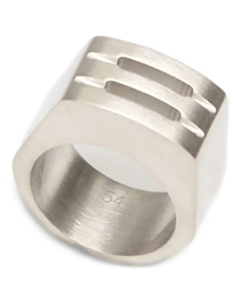 Rick Owens Grill Ring mit Cut-Out - Silber Silber