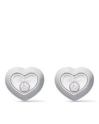 Chopard 18kt 'Happy Diamonds Icons' Weißgoldohrstecker Silber