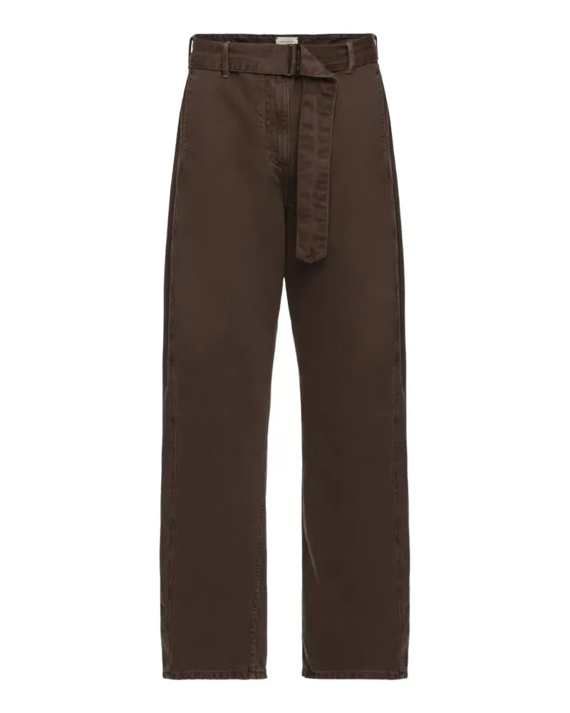 Magda Butrym Jeans mit Gürtel - Braun Braun