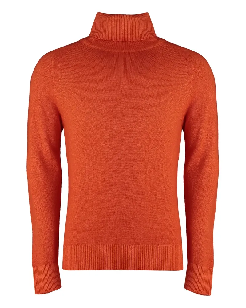 Malo Pullover mit Rollkragen - Orange Orange
