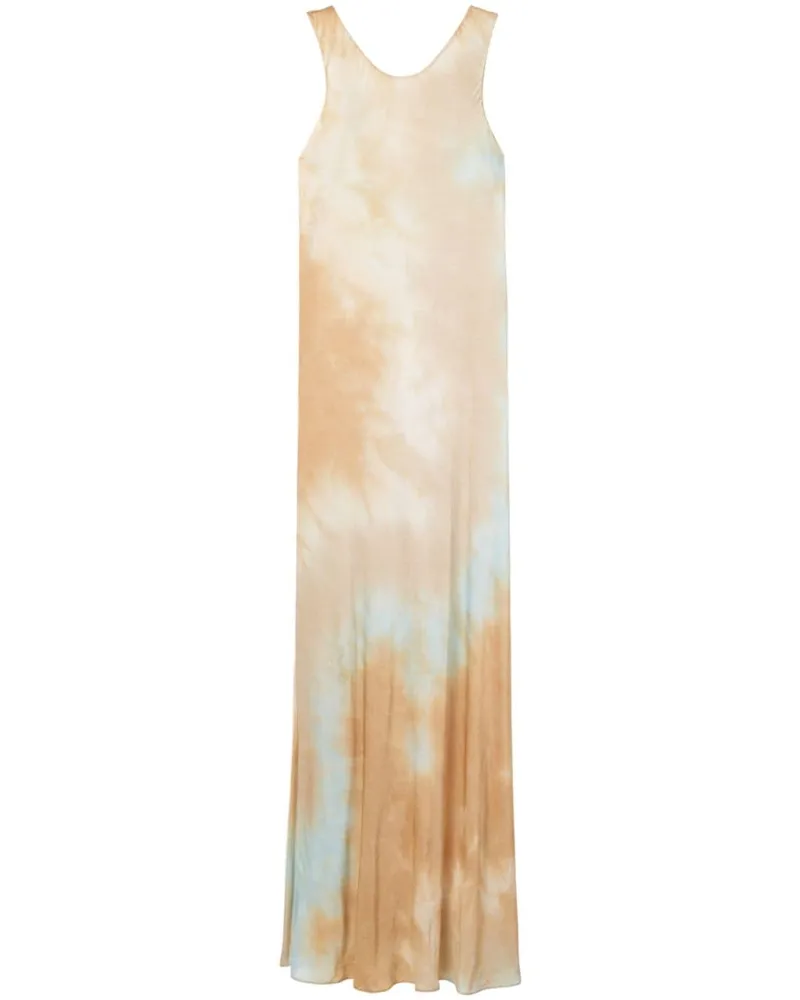 A.L.C. Amena Maxikleid mit Print Nude