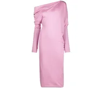 Schulterfreies Kleid - Rosa
