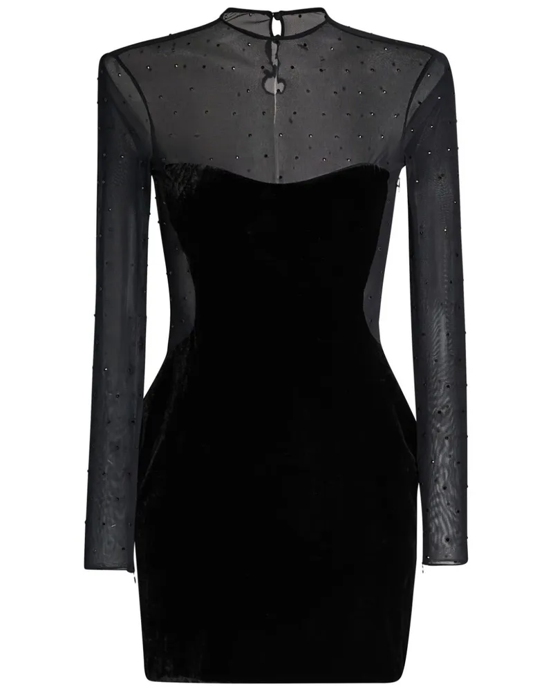 Retrofête Delmer Kleid - Schwarz Schwarz