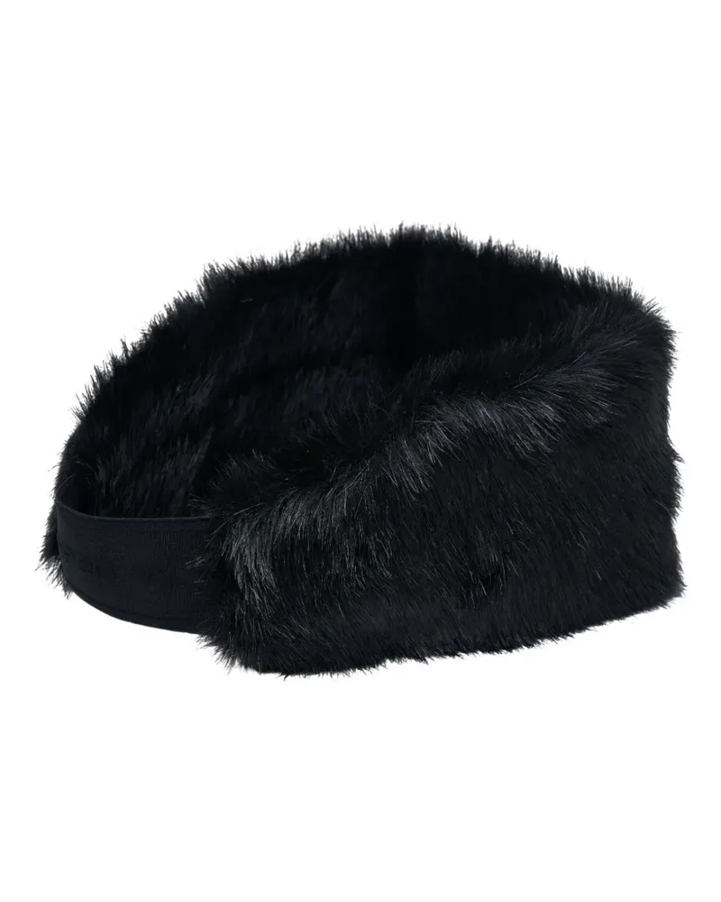 OPEN YY Haarreif aus Faux Fur - Schwarz Schwarz