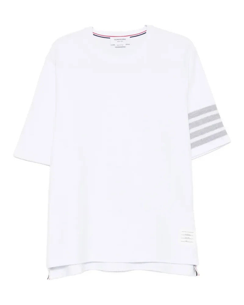 Thom Browne 4-Bar T-shirt - Weiß Weiß