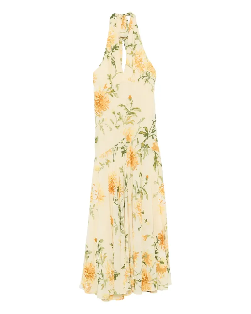 Reformation Briony Kleid - Gelb Gelb