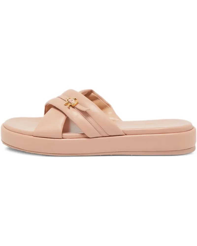 Gianvito Rossi Pre-owned Flache Alima Sandalen - Nude Nude