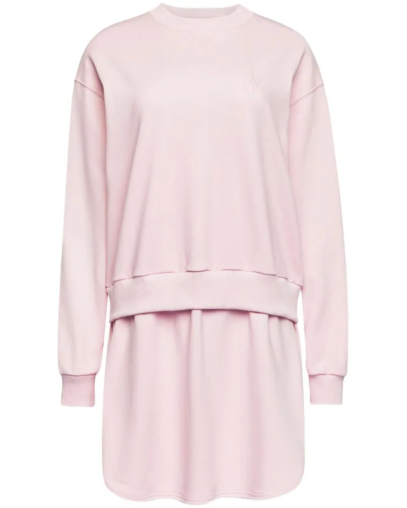J.W.Anderson Sweatshirtkleid im Layering-Look - Rosa Rosa