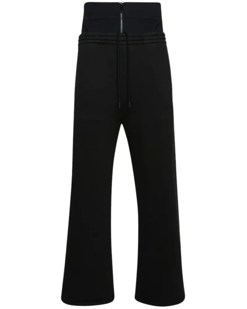 OFF-WHITE Weite Bookish High-Waist-Hose - Schwarz Schwarz