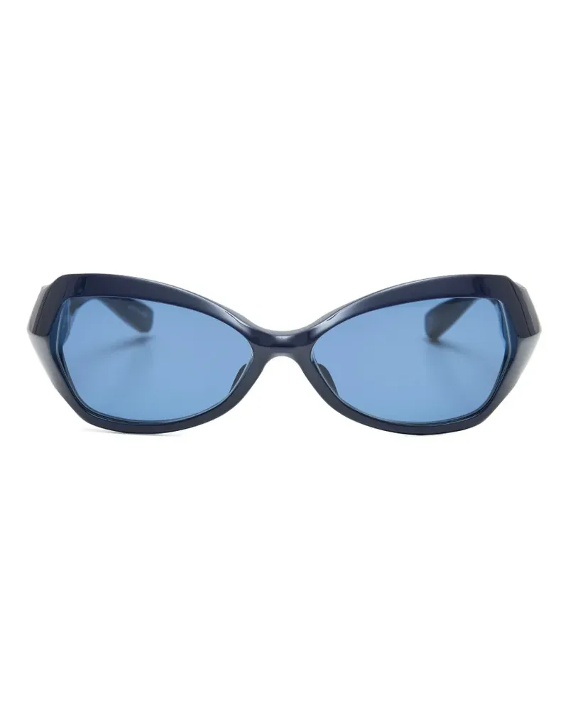 Undercover geometric-frame sunglasses - Blau Blau