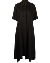 GOEN.J Asymmetrisches Hemdkleid Schwarz