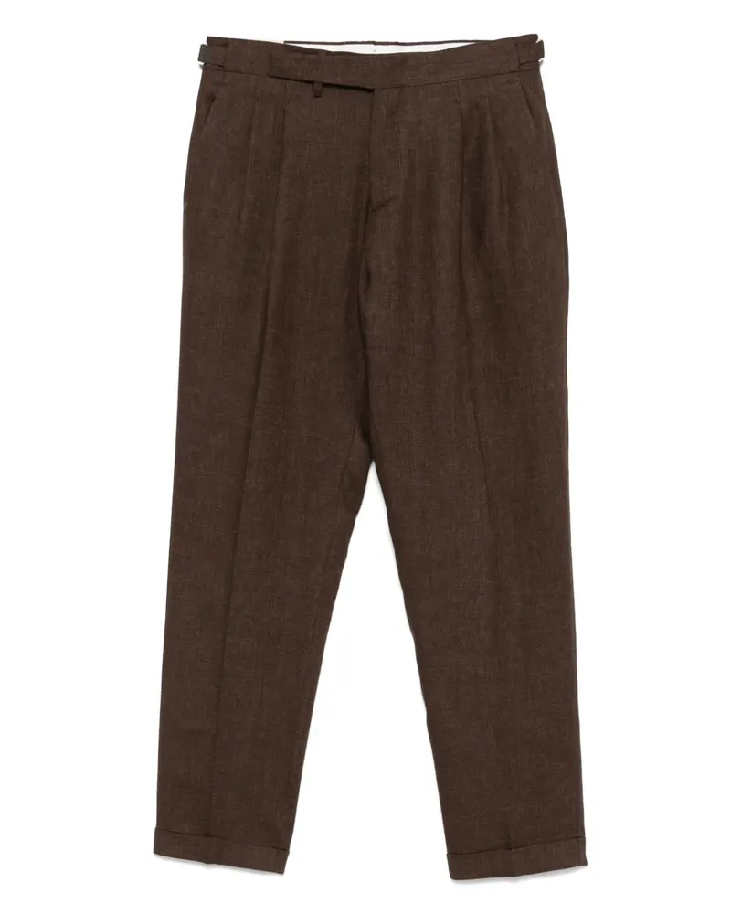 Briglia 1949 Hose aus Leinen - Braun Braun