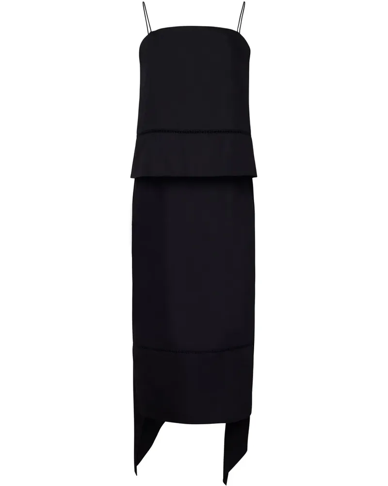 Adam Lippes Tenney Kleid - Schwarz Schwarz