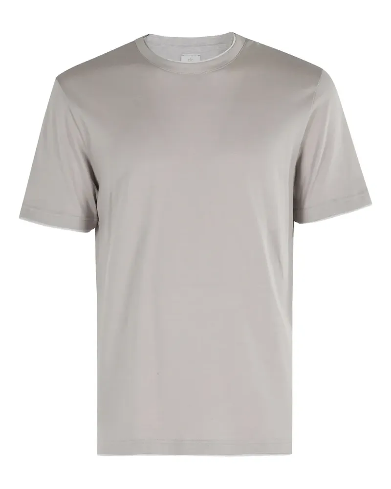 Eleventy T-Shirt im Layering-Look - Grau Grau