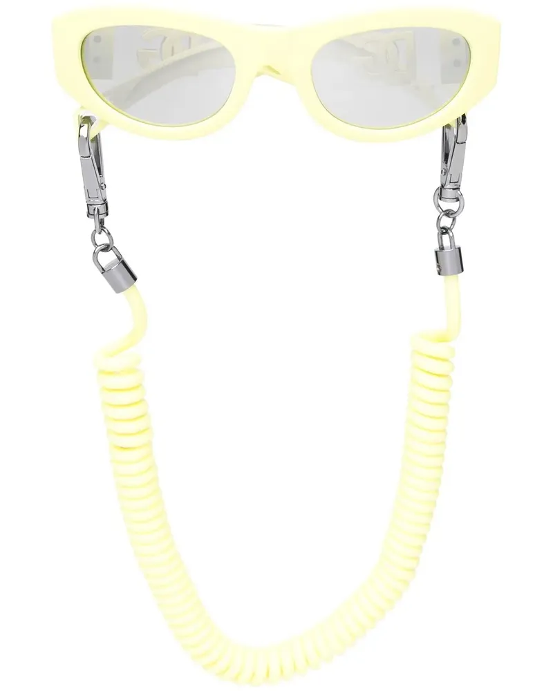 Dolce & Gabbana Eckige Sonnenbrille - Gelb Gelb