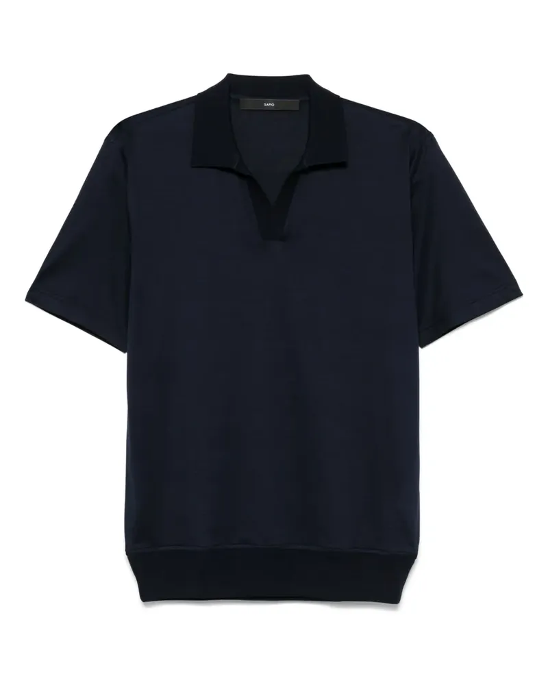 Sapio T-Shirt aus leichtem Jersey - Blau Blau