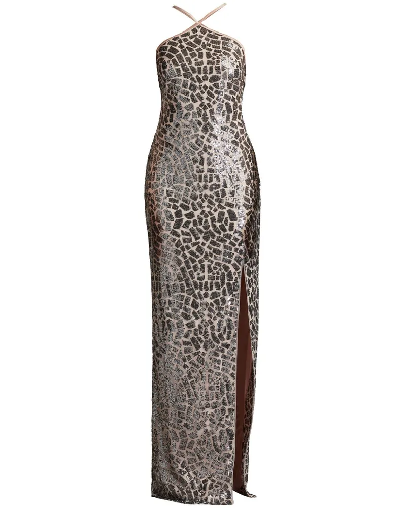 Tadashi Shoji Koda Kleid - Nude Nude