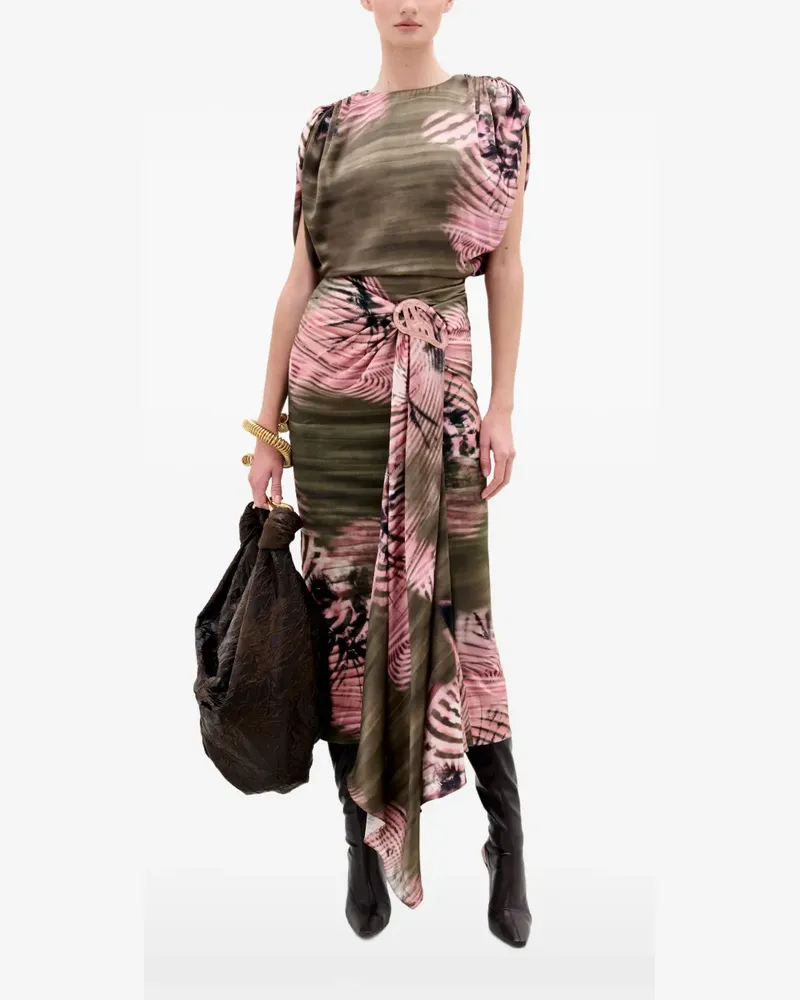 Silvia Tcherassi Alisa abstract-print blouse - Rosa Rosa
