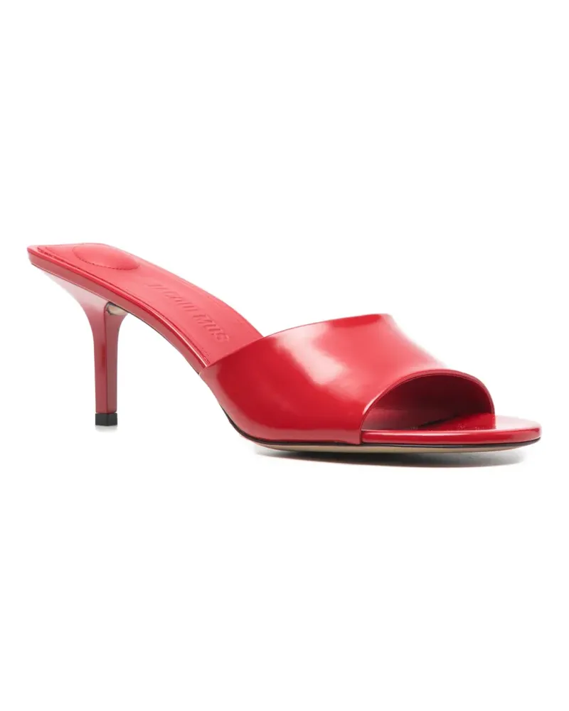 Jacquemus Cubisto heeled sandals - Rot Rot