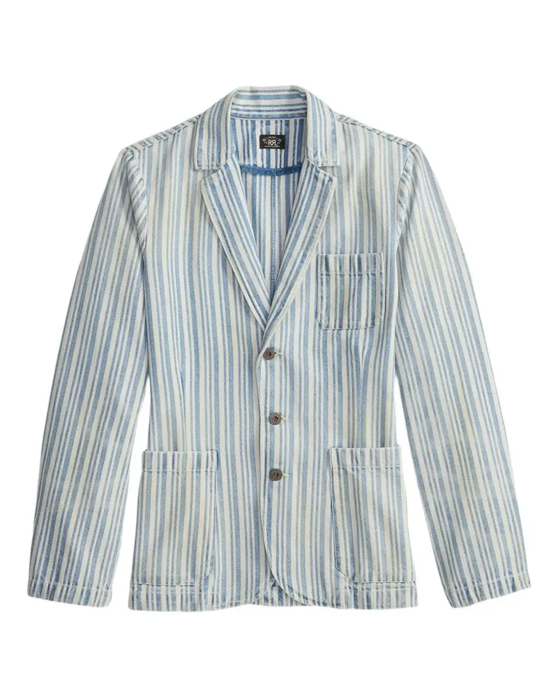 Ralph Lauren Gestreiftes Sakko - Blau Blau
