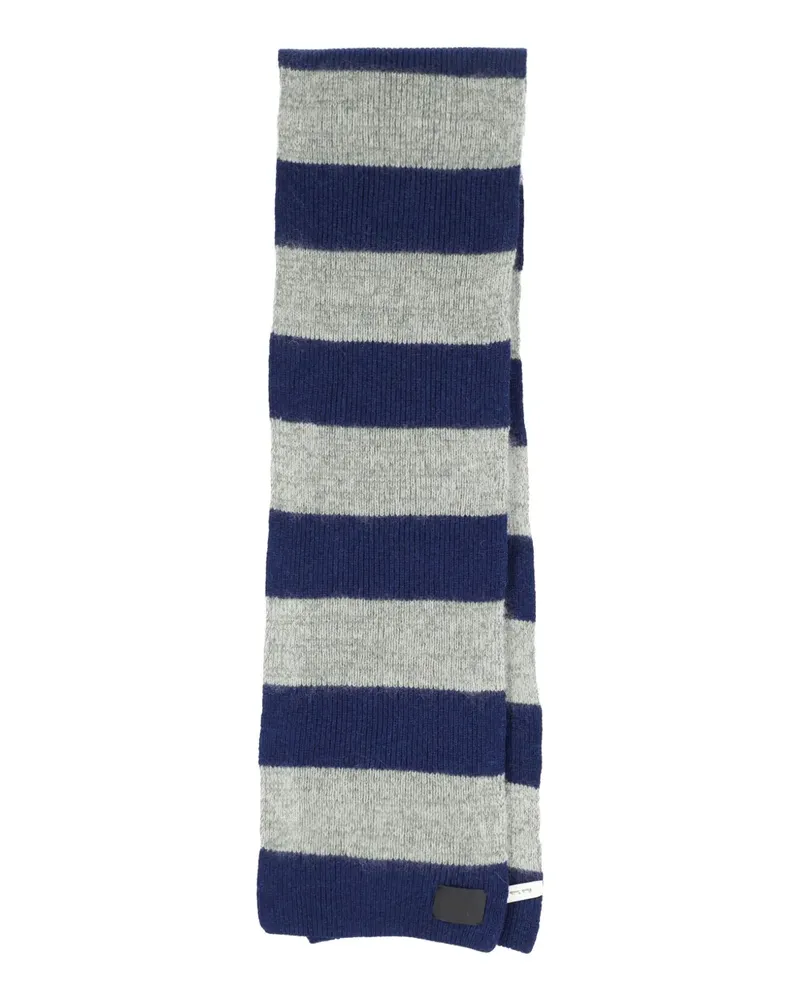 Paul Smith striped scarf - Blau Blau