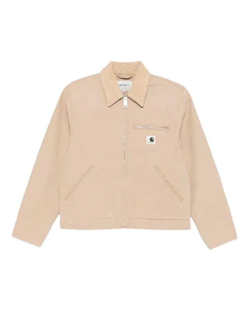 Carhartt WIP Jacke mit Cordkragen und Reißverschluss - Nude Nude