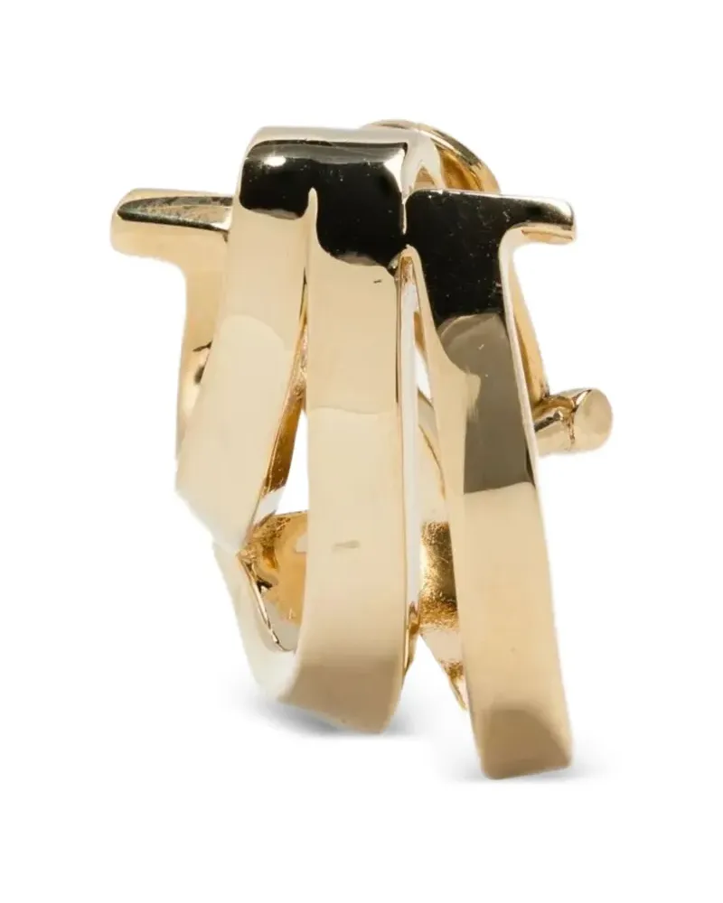 Ferragamo Leafbig earrings - Gold Gold