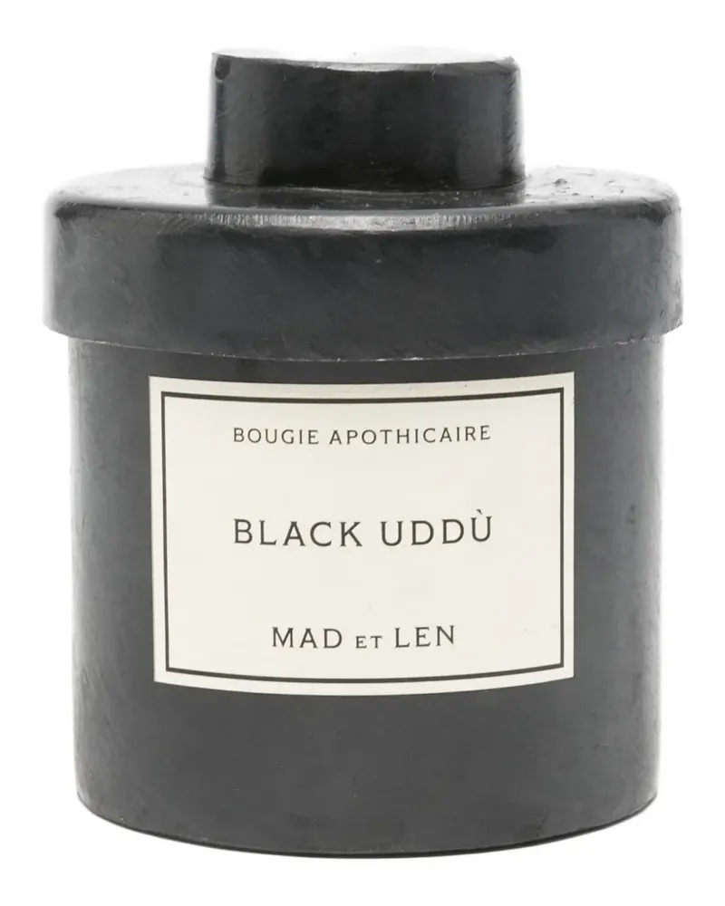 MAD et LEN Uddu Kerze (300g) - Schwarz Schwarz