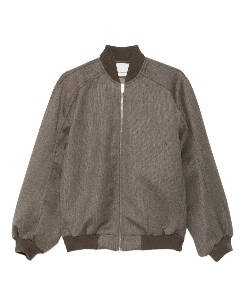 FRANKIE Shop Elinor bomber jacket - Braun Braun
