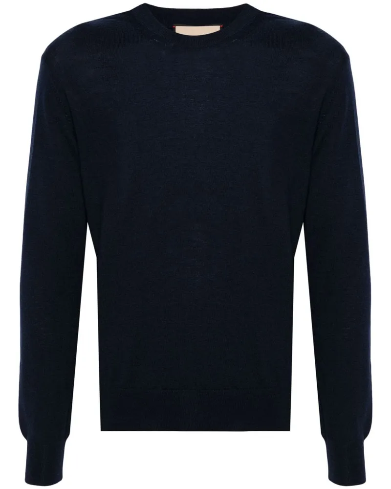 Gucci Pullover mit Logo-Stickerei - Blau Blau
