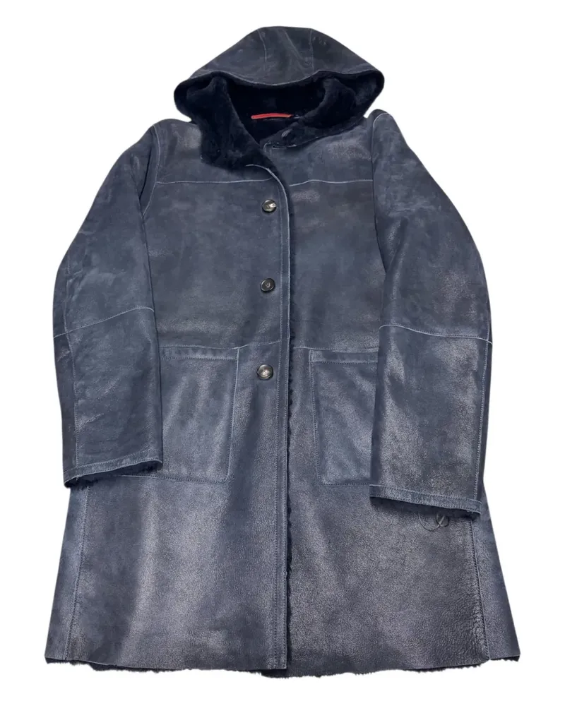 SUPREMA Geknöpfte Kapuzenjacke - Blau Blau