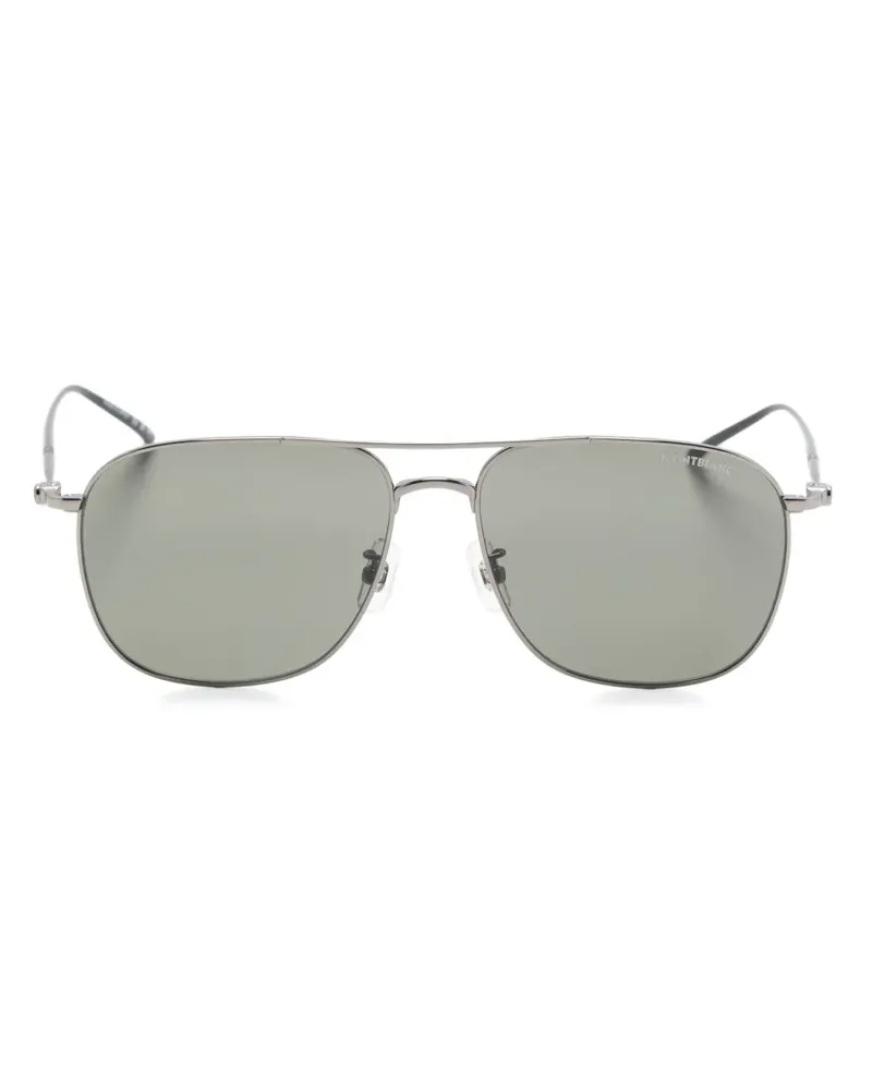 Montblanc 0417 Sonnenbrille - Silber Silber