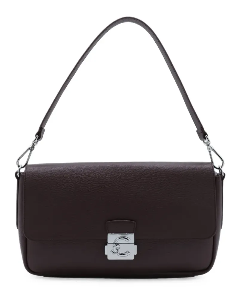 Coccinelle Schultertasche aus Leder - Violett Violett