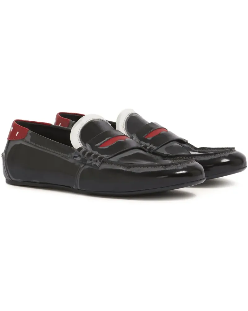 Marni Klassische Penny-Loafer - Schwarz Schwarz