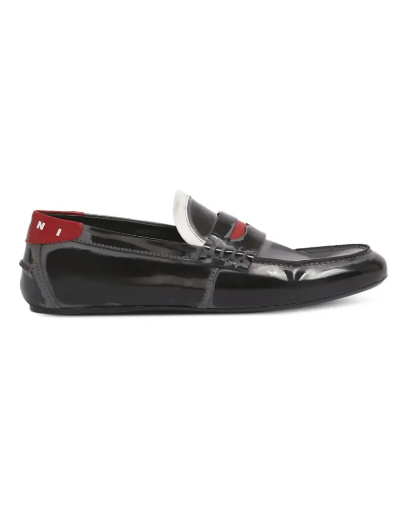 Marni Klassische Penny-Loafer - Schwarz Schwarz