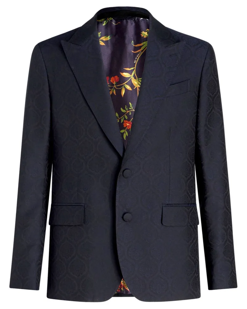 Etro Sakko mit steigendem Revers - Blau Blau