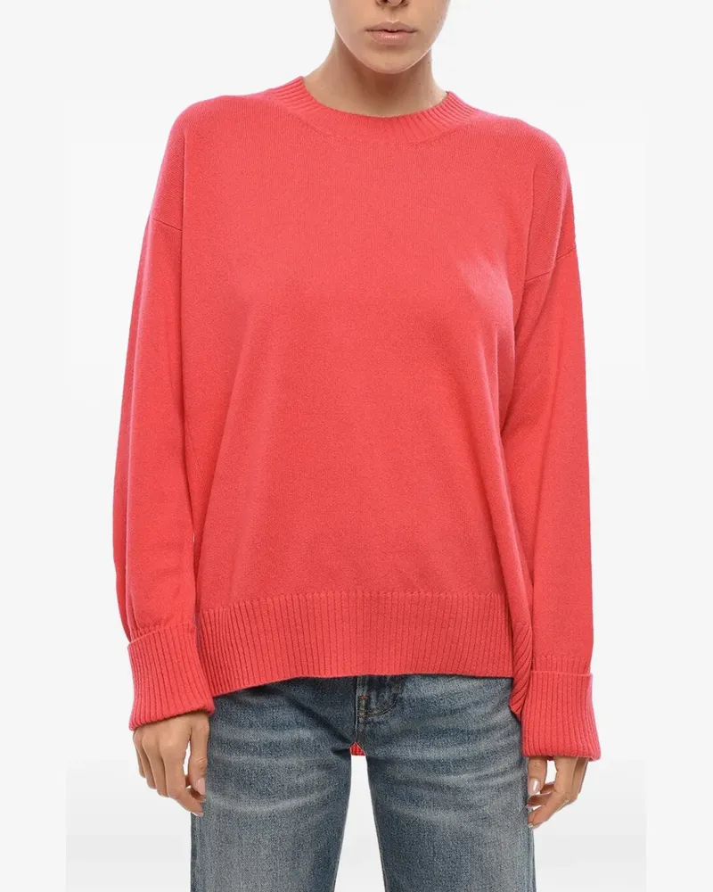Malo Kaschmirpullover mit rundem Ausschnitt - Rosa Rosa