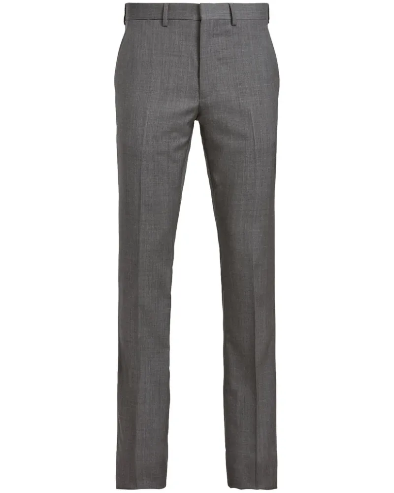Ralph Lauren Tapered-Hose mit Bügelfalten - Grau Grau