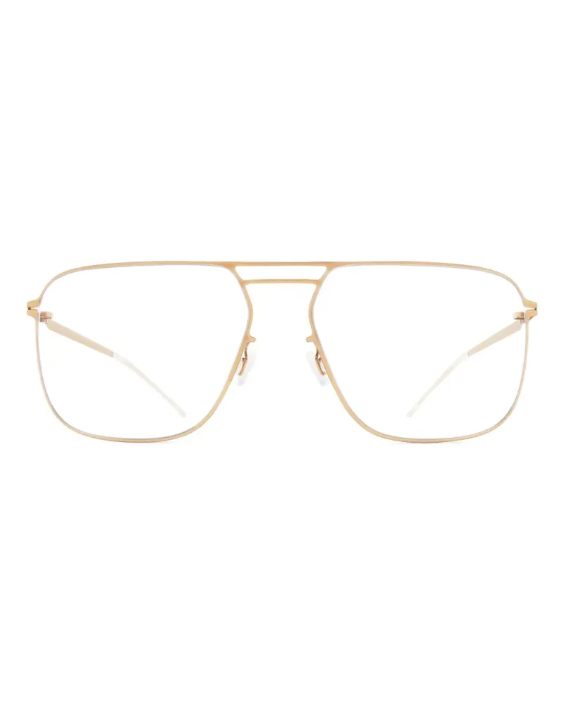 Mykita Eckige Mondo Sonnenbrille - Gold Gold