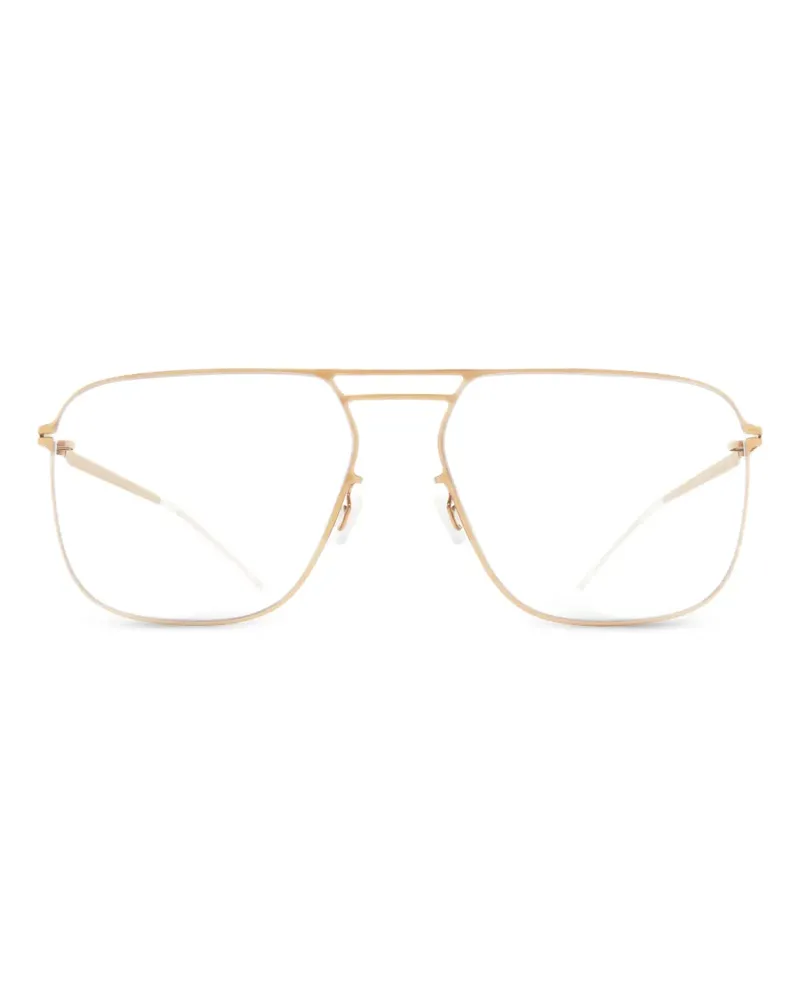 Mykita Eckige Mondo Sonnenbrille - Gold Gold
