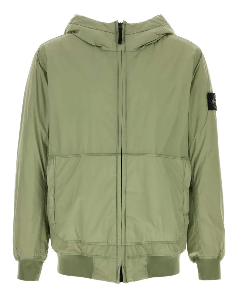 Stone Island Kapuzenjacke mit Reißverschluss - Grün Grün