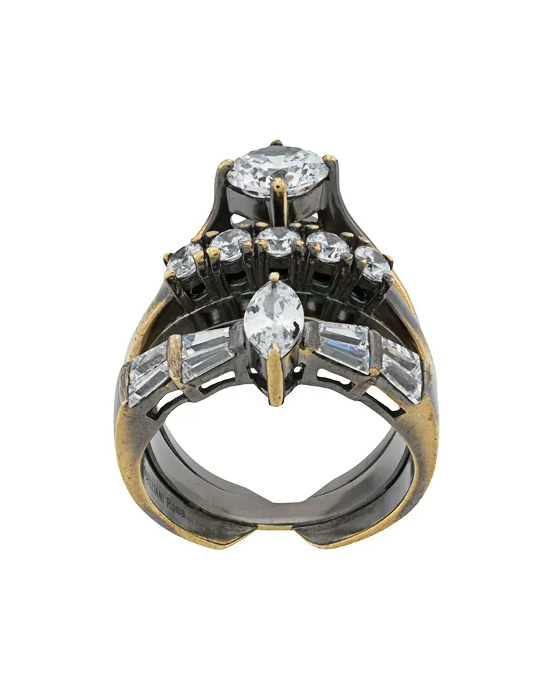 IOSSELLIANI Mehrlagiger 'Eclipse' Ring - Gold Gold