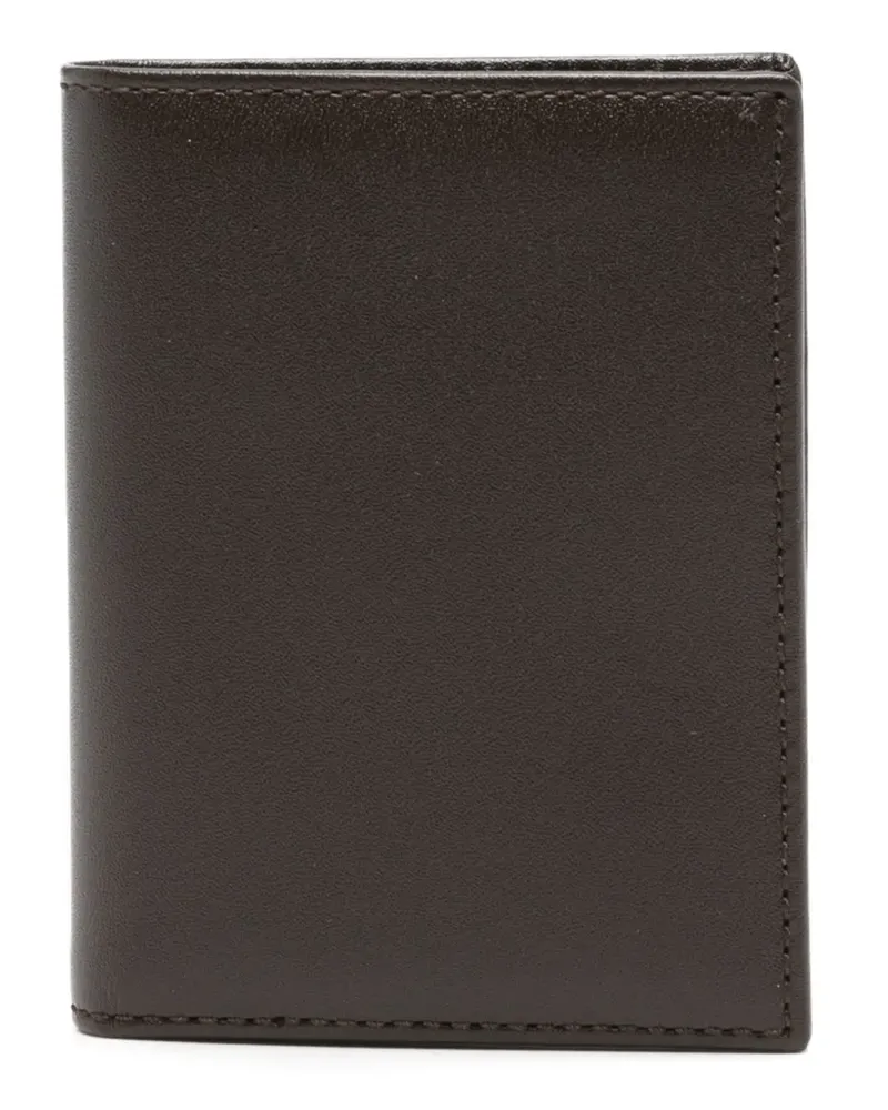 Comme des Garçons bi-fold leather wallet - Braun Braun