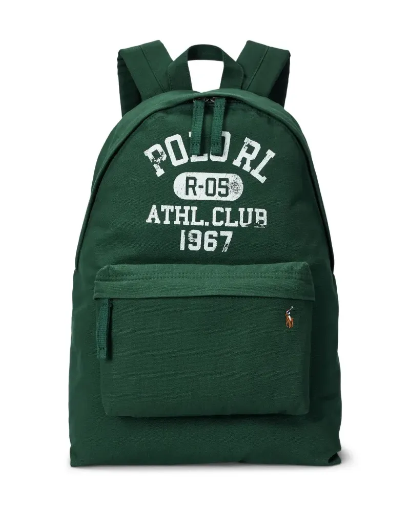 Ralph Lauren Rucksack mit Logo-Print - Grün Grün
