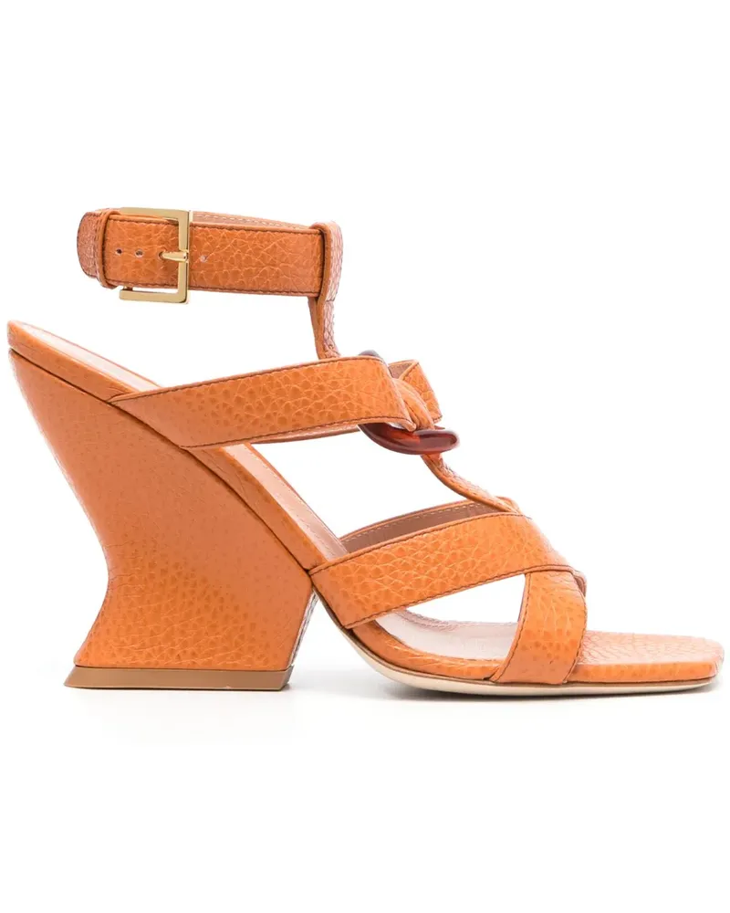Alberta Ferretti Sandalen mit Riemen - Orange Orange