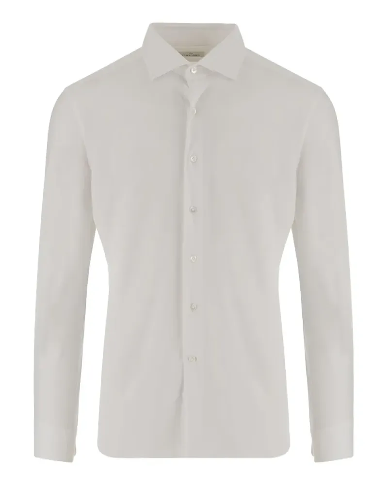 Alessandro Gherardi Klassisches Hemd - Weiß Weiß