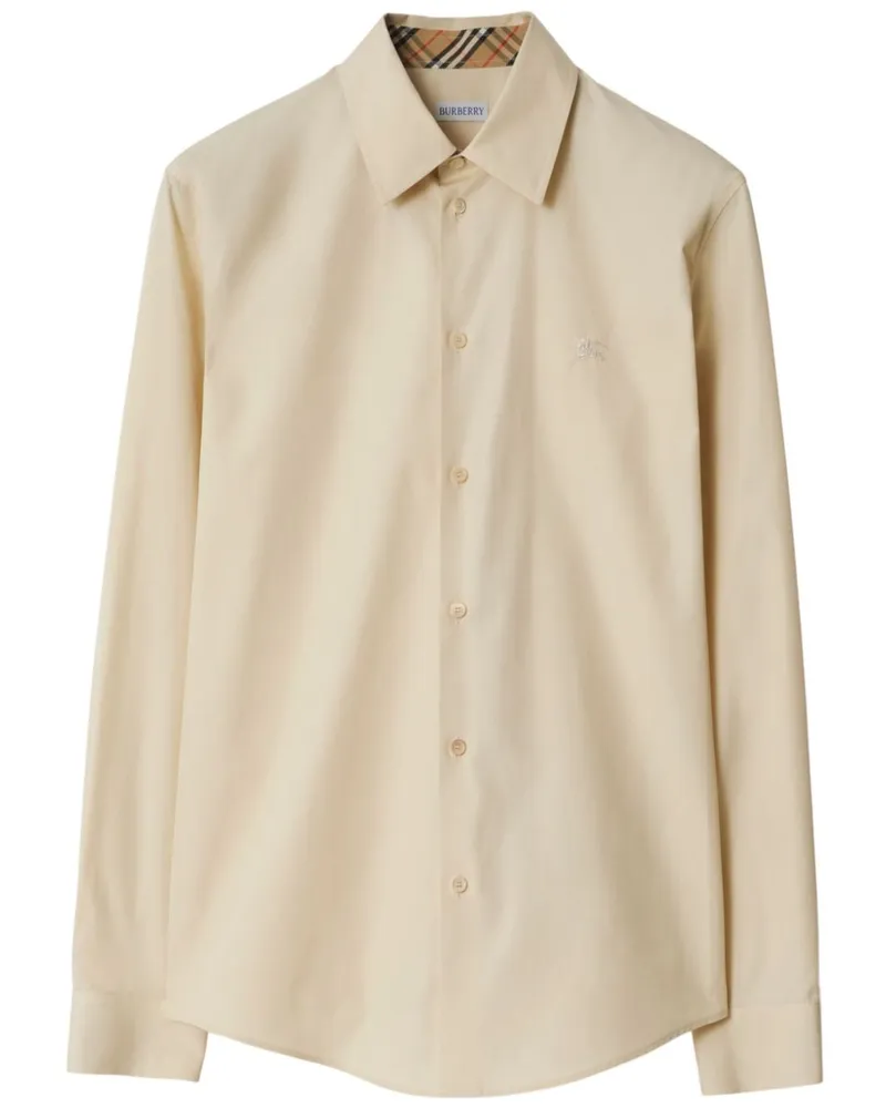 Burberry Hemd mit EKD-Stickerei - Nude Nude