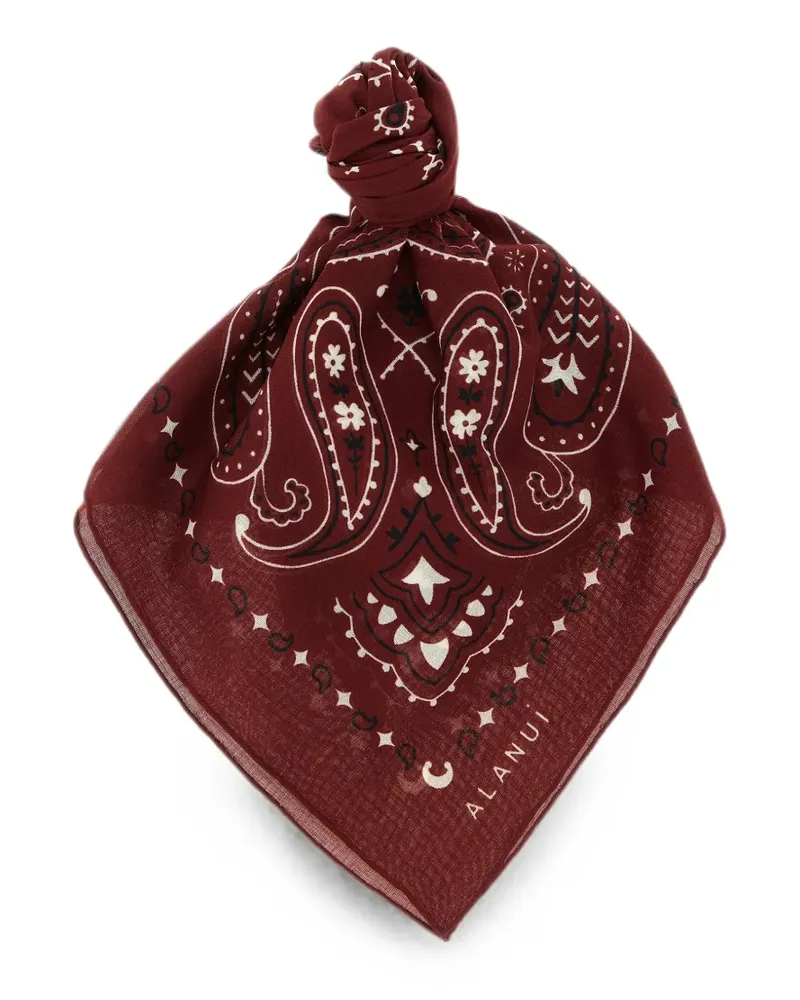 Alanui Halstuch mit Paisley-Print - Rot Rot