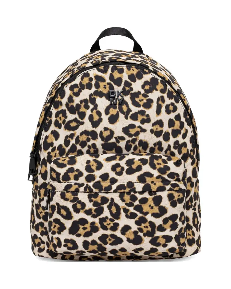 DKNY Rucksack mit Leoparden-Print - Braun Braun